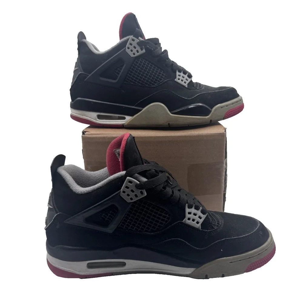 Jordan Air Jordan 4 Retro Bred 2019 308497-060 Size 9
